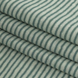Theory Moss Green and White Alyssum Striped Linen Knit