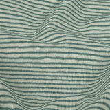Theory Moss Green and White Alyssum Striped Linen Knit