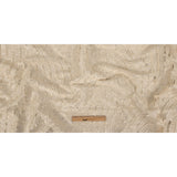 Ivory Fringed Waves Novelty Woven