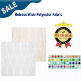 1 Yard Heiress Wide Polyester Fabric