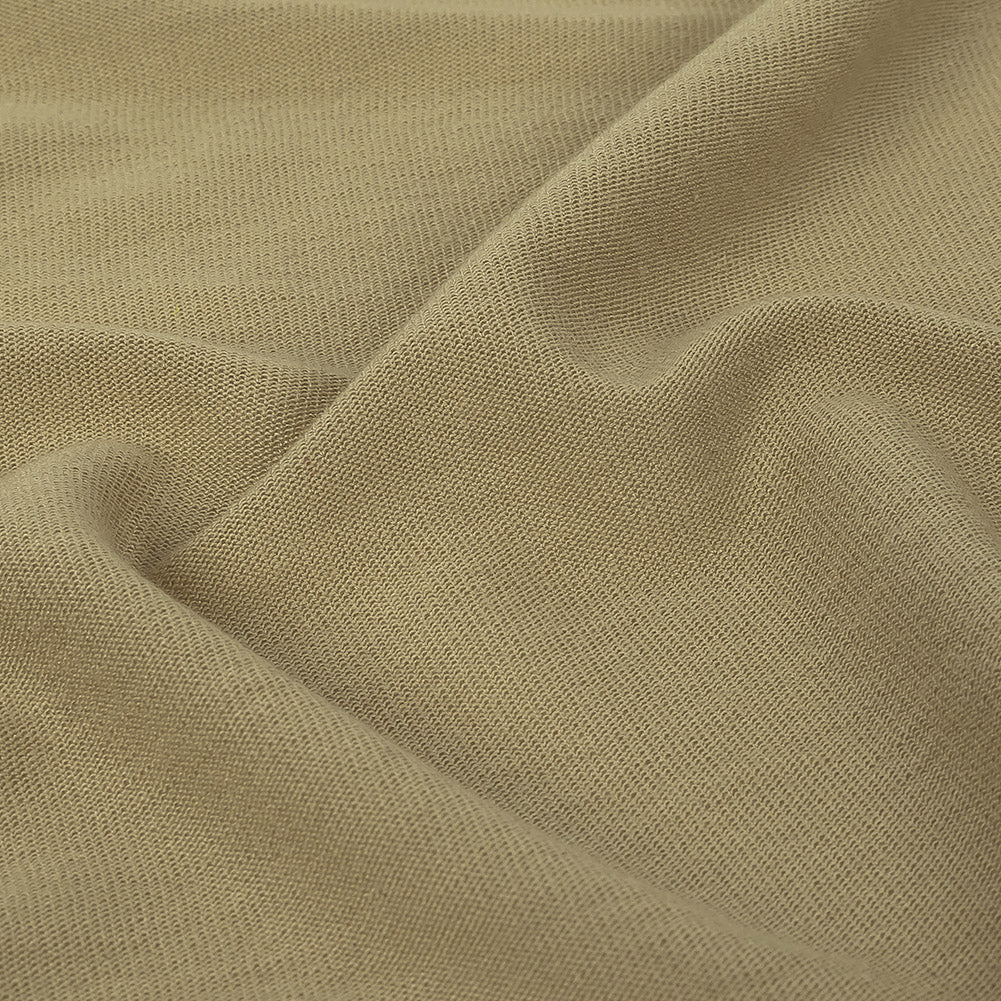 Beige Stretch Rayon Jersey