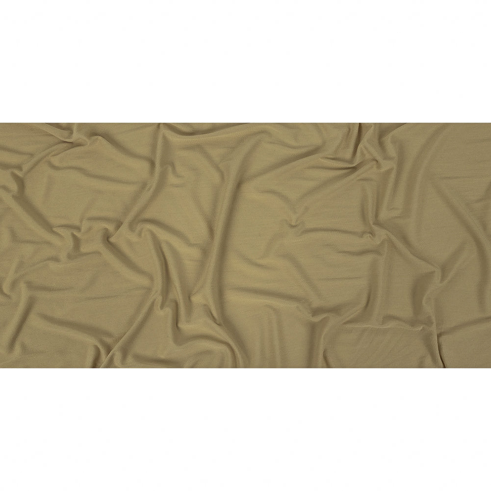 Beige Stretch Rayon Jersey