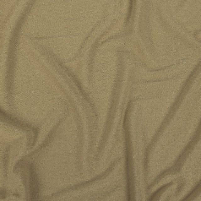 Beige Stretch Rayon Jersey