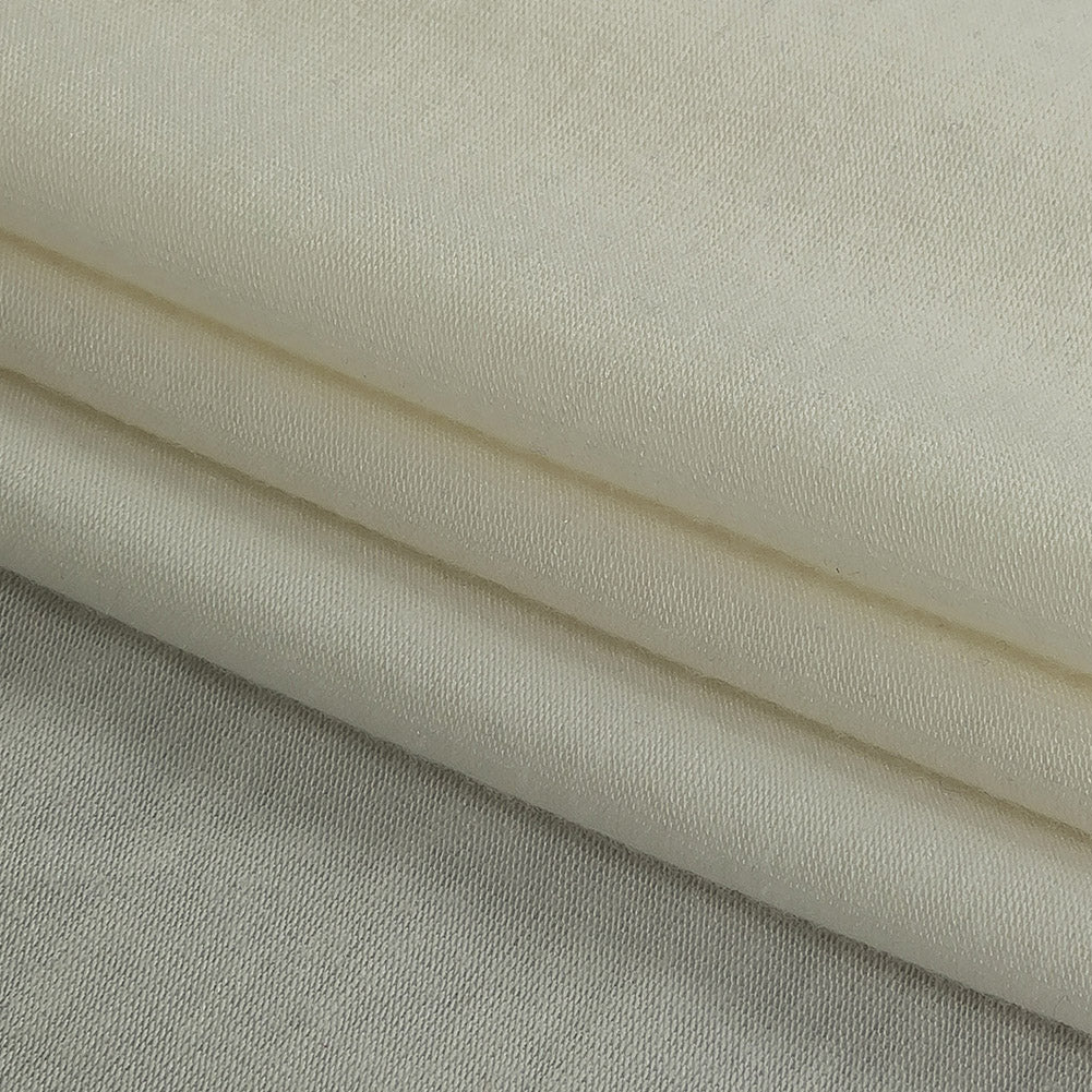 Off-White Stretch Rayon Jersey
