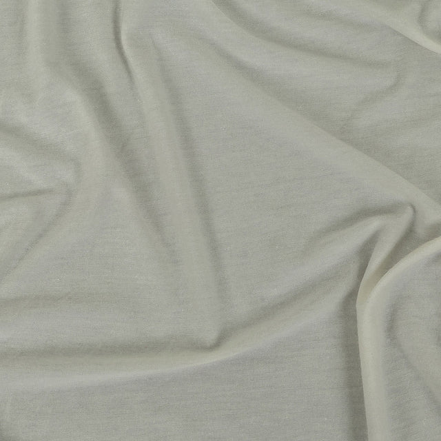 Off-White Stretch Rayon Jersey