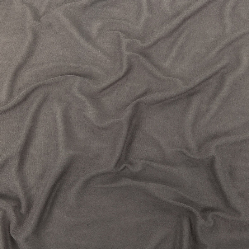 Gray Tissueweight Stretch Rayon Jersey