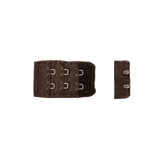 Slate Black Bra Hook and Eye Back Closure - 2 x 3