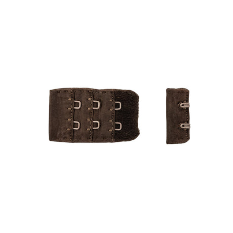 Slate Black Bra Hook and Eye Back Closure - 2 x 3