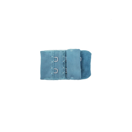 Medium Blue Bra Hook and Eye Back Closure - 2 x 3