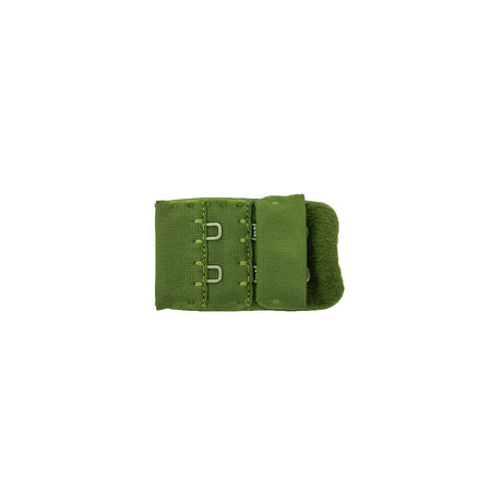 Grass Green Bra Hook and Eye Back Closure - 2 x 3