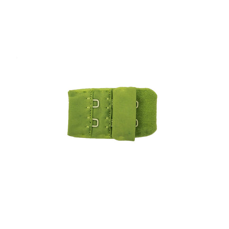 Medium Green Bra Hook and Eye Back Closure - 2 x 3