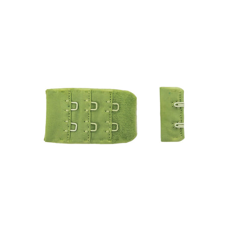 Lucky Green Bra Hook and Eye Back Closure - 2 x 3