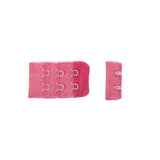 Medium Pink Bra Hook and Eye Back Closure - 2 x 3
