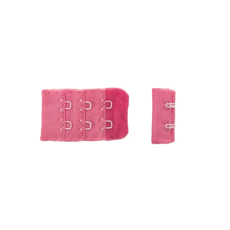 Medium Pink Bra Hook and Eye Back Closure - 2 x 3