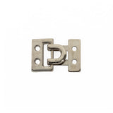 Nickel Heavy Duty Clip Fastener - 0.625" x 0.875"