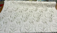 Lau Linen Flax Embroidered Floral Fabric - Flax Embroidered Floral, 54" Width (1 Yard)