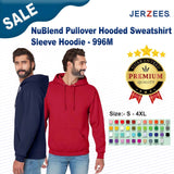 Jerzees® NuBlend Pullover Hooded Sweatshirt Long Sleeve Hoodie