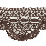 Brown Geometric Lace Trimming - 2.5"