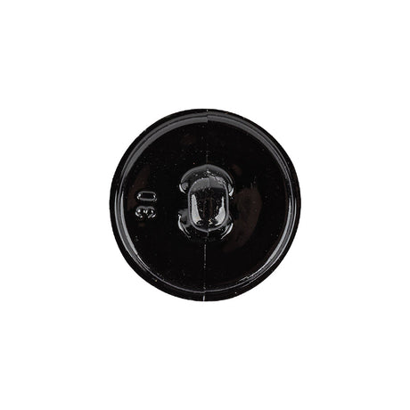 Black Radial Embossed Plastic Shank Back Button - 32L/20mm