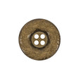 Gold Floral Iridescent Rolled Rim 4-Hole Nylon Button - 36L/23mm