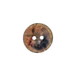 Tecnofantas Floral 2-Hole Coconut Button - 24L/15mm