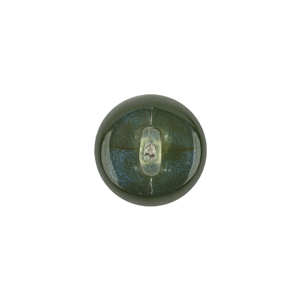 Rolling Waters and Olive Branch Iridescent Half Round Shank Back Button - 22L/14mm