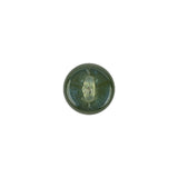 Rolling Waters and Olive Branch Iridescent Half Round Shank Back Button - 18L/11.5mm