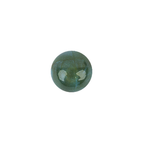 Rolling Waters and Olive Branch Iridescent Half Round Shank Back Button - 18L/11.5mm