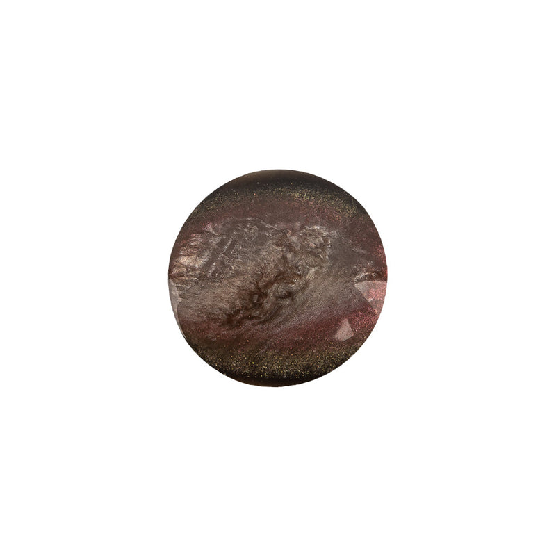 Sunset Iridescent Self Back Plastic Button - 24L/15mm