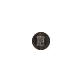 Amber and Bronze Iridescent Resin-Casted Blouse Button - 14L/9mm