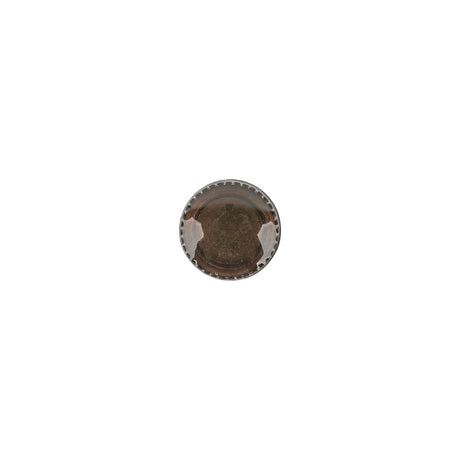 Amber and Bronze Iridescent Resin-Casted Blouse Button - 14L/9mm