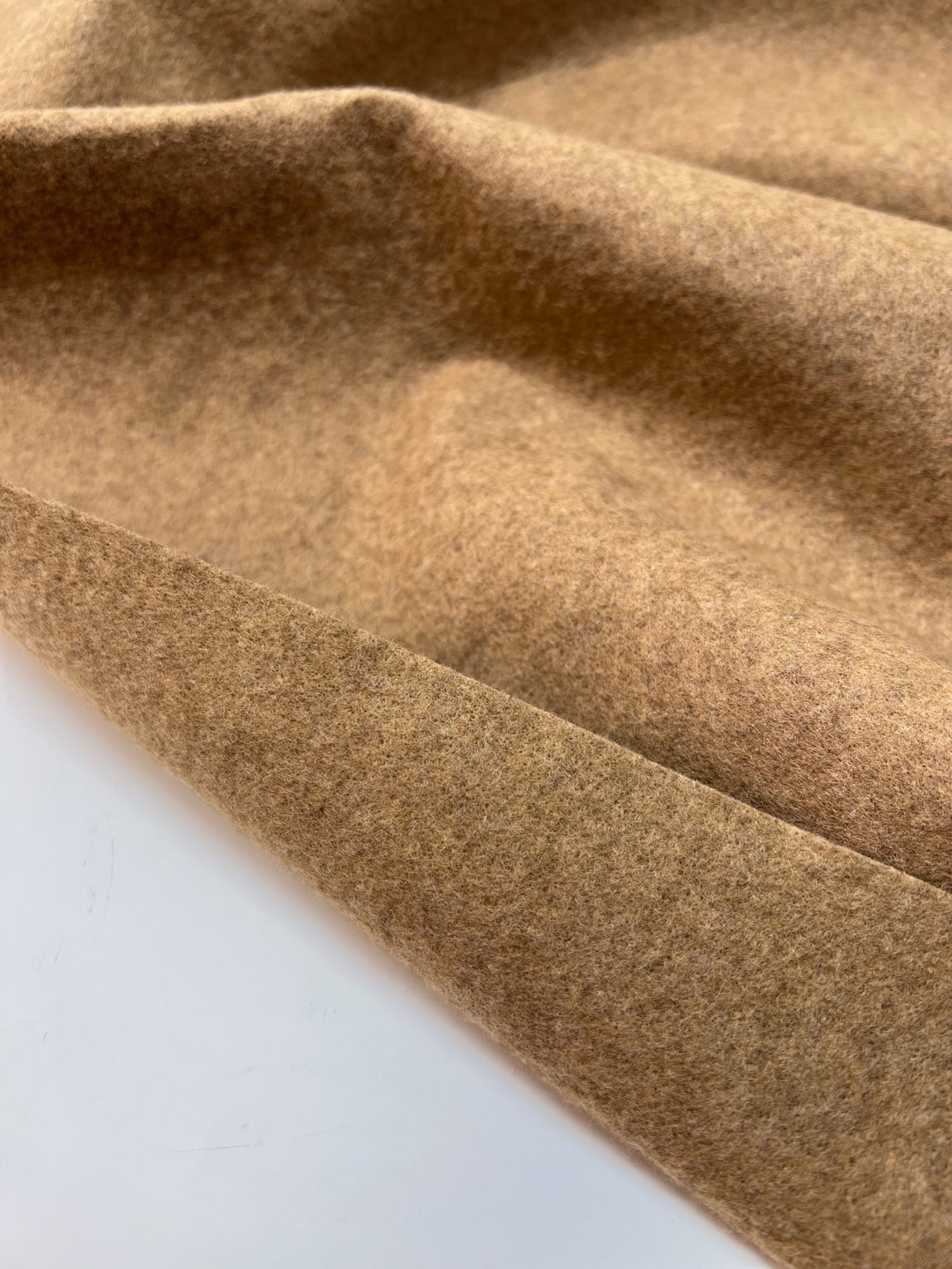 Viscose Polyamide Melange Brown Beige Fabric