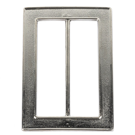 Nickel Hammered and Scored Textural Rectangular Slider - 65mm