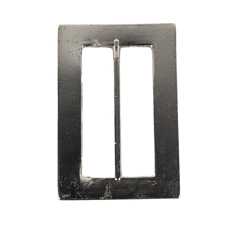 Nickel Hammered and Scored Textural Rectangular Slider - 55mm