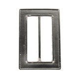 Nickel Hammered and Scored Textural Rectangular Slider - 55mm