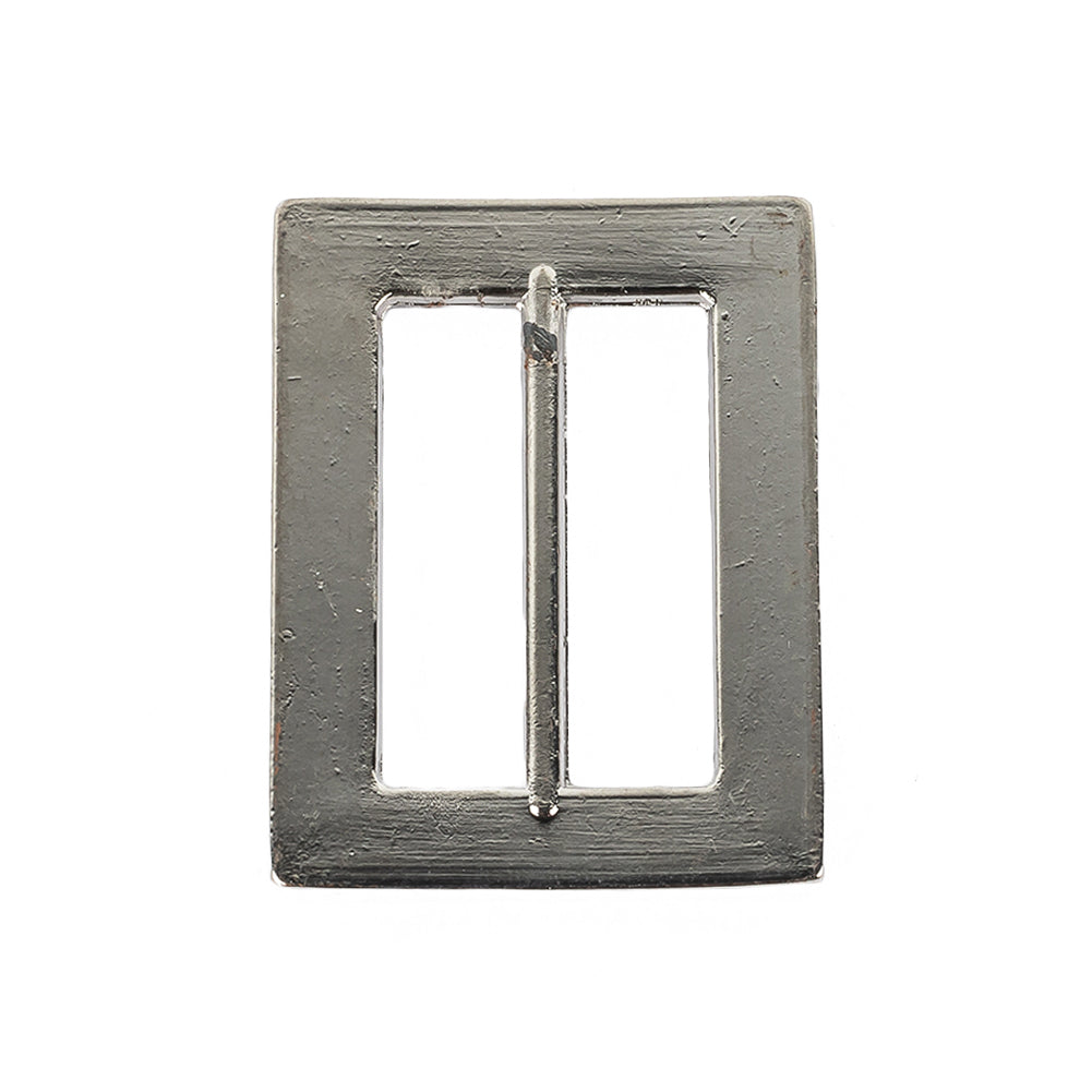 Nickel Hammered and Scored Textural Rectangular Slider - 36mm
