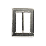 Nickel Hammered and Scored Textural Rectangular Slider - 36mm