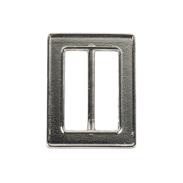 Nickel Hammered and Scored Textural Rectangular Slider - 36mm