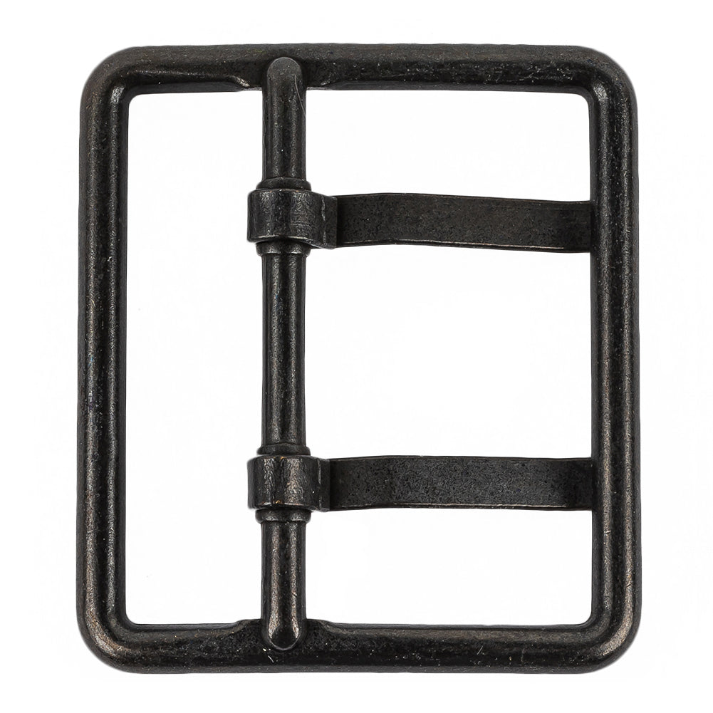 Old Gold Double Tongue Metal Buckle - 48mm