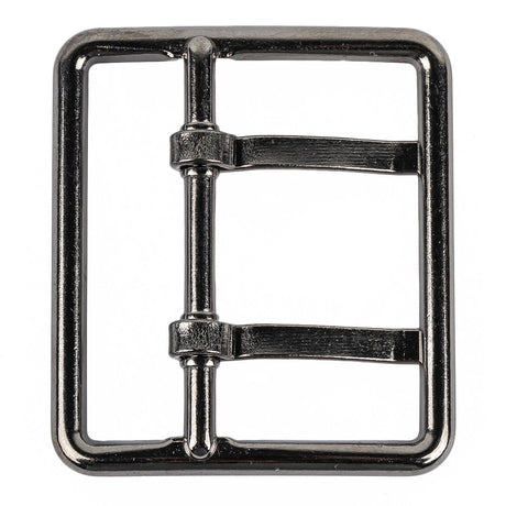 Gunmetal Double Tongue Metal Buckle - 48mm