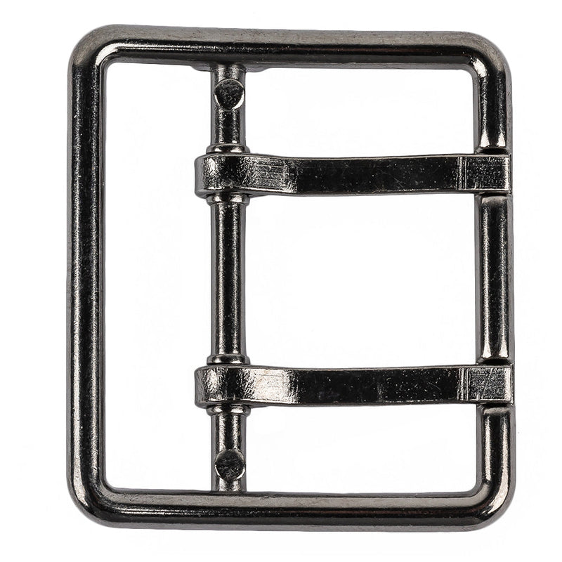 Gunmetal Double Tongue Metal Buckle - 48mm