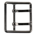 Gunmetal Double Tongue Metal Buckle - 48mm