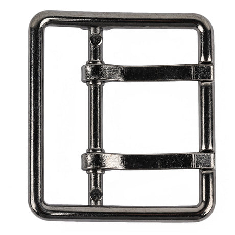 Gunmetal Double Tongue Metal Buckle - 48mm