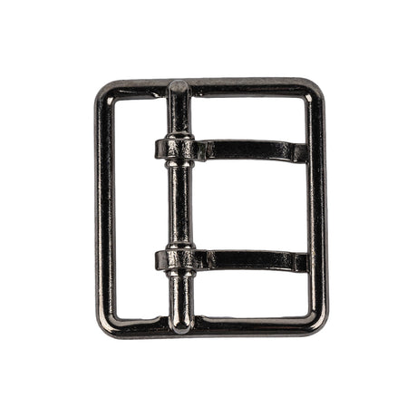 Gunmetal Double Tongue Metal Buckle - 36mm