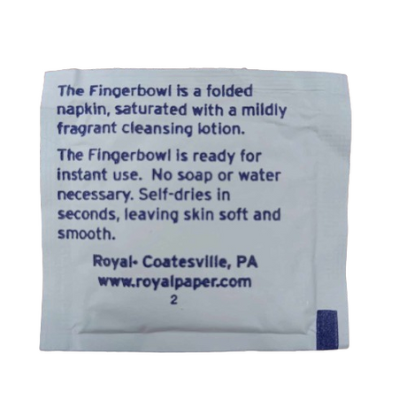 Royal Paper Lemon Scented Wet Towelettes