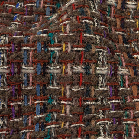 Italian Taupe, Olive and Multicolor Blended Wool Tweed