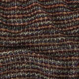 Coral, Wine and Sage Loopy Wool Sweater Knit