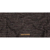 Rose, Eggplant and Metallic Silver Loopy Wool Sweater Knit