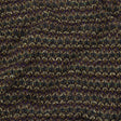 Charcoal, Purple, and Mustard Chunky Wool Knit with Metallic Silver Accents