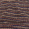 Blue, Sesame, and Wine Chunky Striped Wool Knit